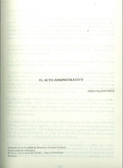 Derecho Administrativo General