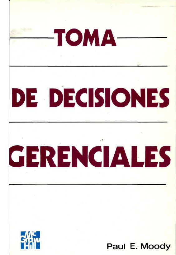 TOMA DE DECISIONES GERENCIALES