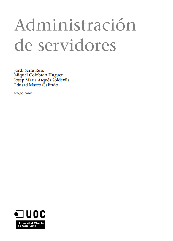 Administración de servidores