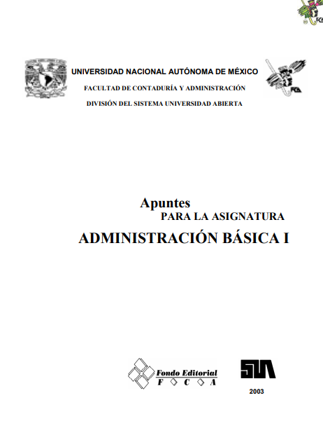 ADMINISTRACIÓN BÁSICA I