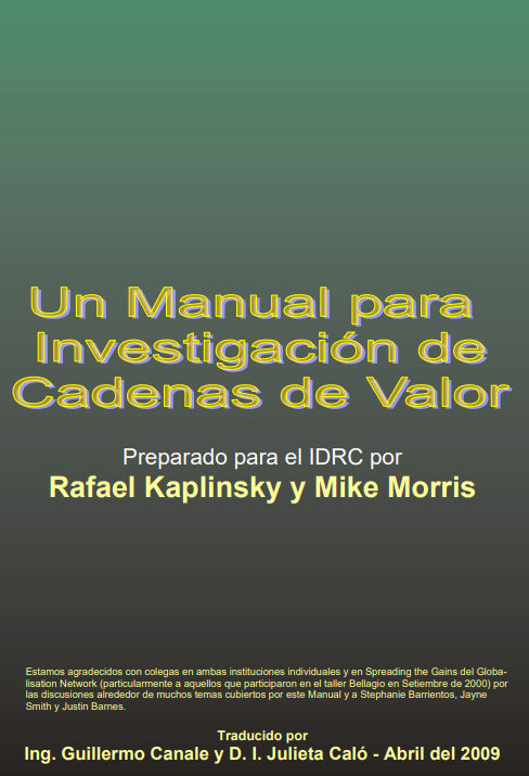 Un Manual para Investigación de Cadenas de Valor