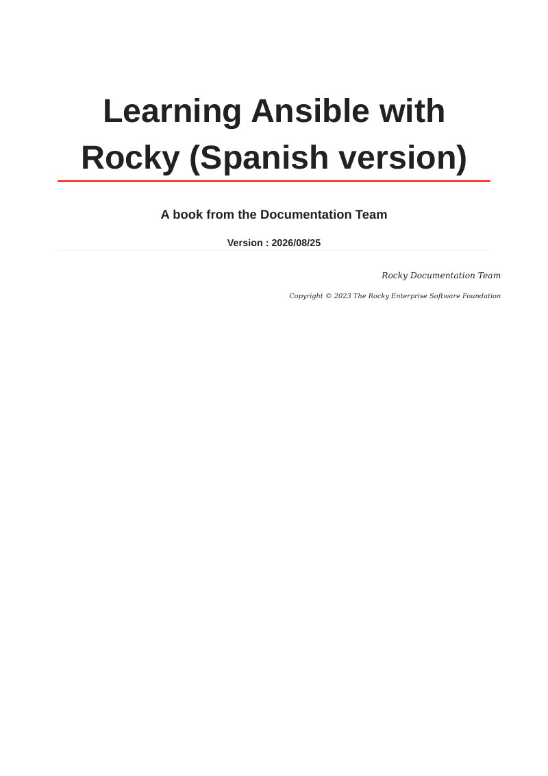 APRENDER ANSIBLE CON ROCKY LINUX