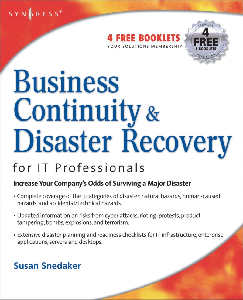 BUSINESS CONTINUITY & DISASTER RECOVERY FOR IT PROFESSIONALS