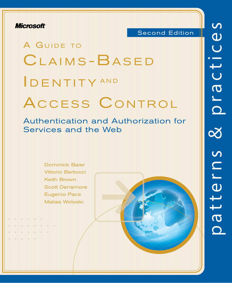 A GUIDE TO CLAIMS-BASED IDENTITY AND ACCESS CONTROL (SECOND EDITION)